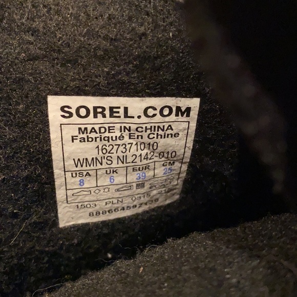❄️ Sorel Ladies Winter Boot Size 8 - Picture 11 of 11